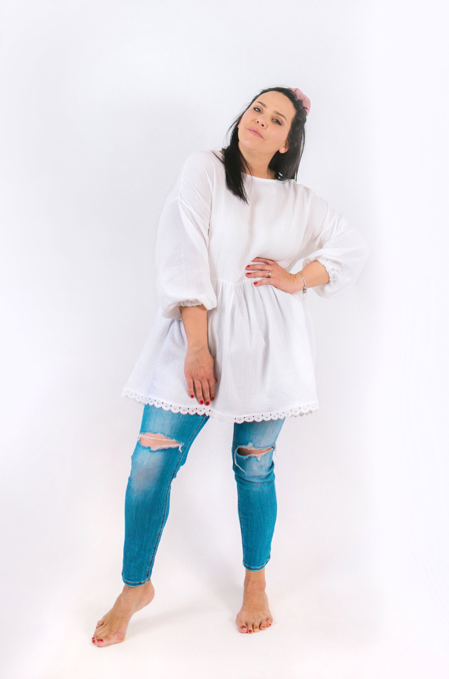 Tunika Marta s čipkom